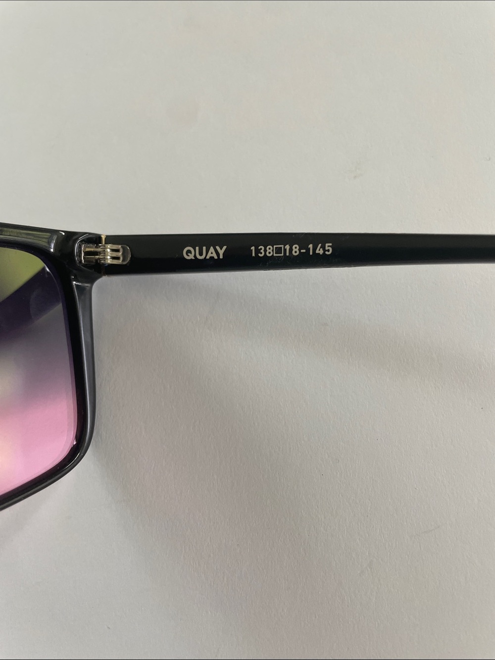 NWT Quay Nightfall Sunglasses Black/Teal Glow Gradient Lenses - Picture 10 of 11